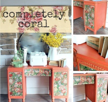 Completely Coral Milk Paint by Sweet Pickins