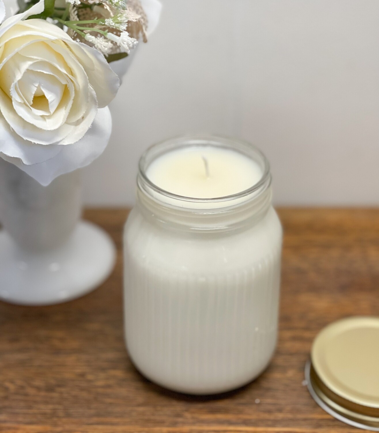 Apple Pie Glass Jar Soy Candle