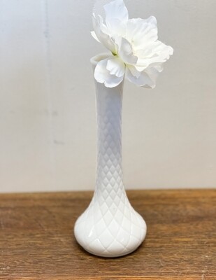1960s Hoosier Milk Glass Bud Vase #4092