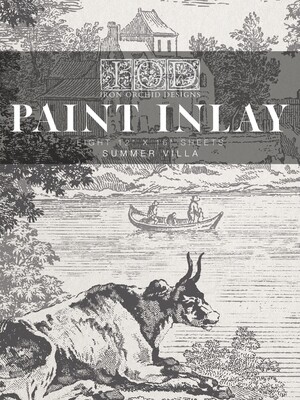 SUMMER VILLA PAINT INLAY by IOD - Iron Orchid Designs