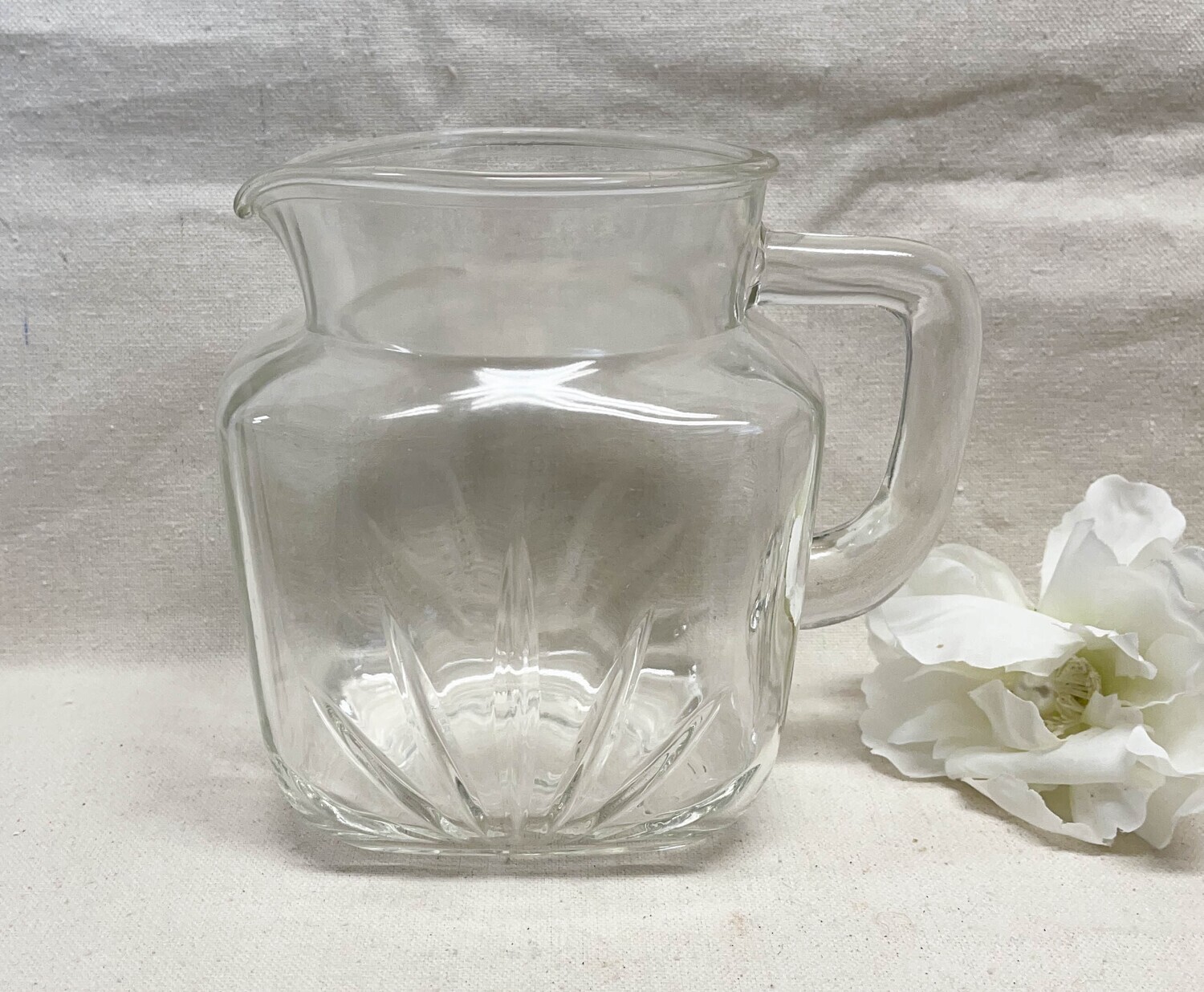 1950s Federal Glass Star Clear Pitcher