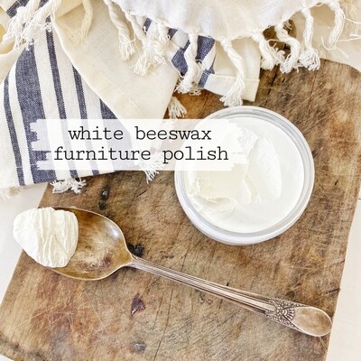 White Beeswax Furniture Wax by Sweet Pickins