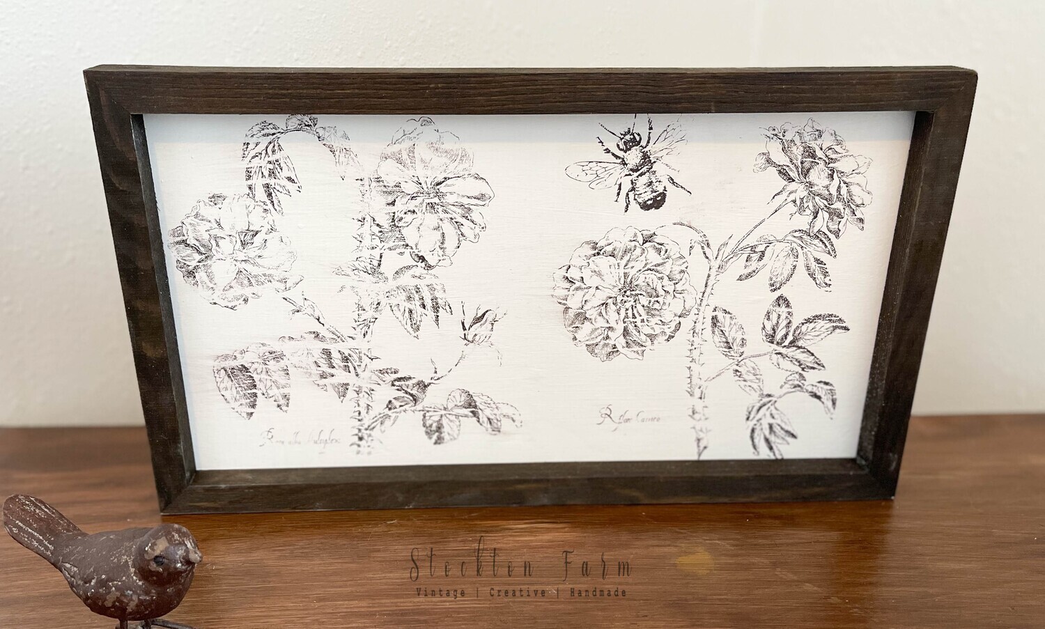 Vintage Inspired French Floral Wall Decor