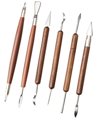6Pcs Clay Sculpting Tools by Fashion Road