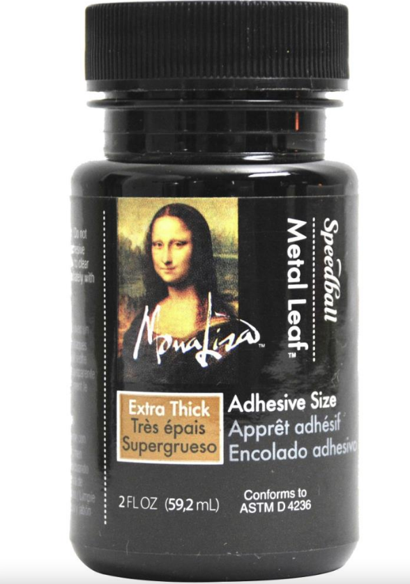 Mona Lisa Gold Leaf Extra Thick Adhesive by Speedball