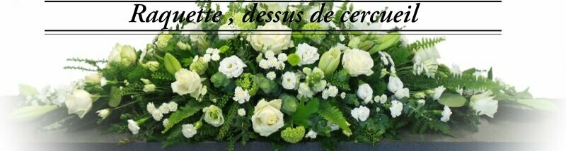 Dessus de cercueil ( longueur 120 cms )