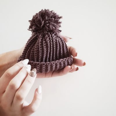 CROCHET PATTERN - Ribbed Beanie