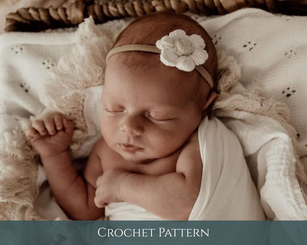 Puff Flower Headband