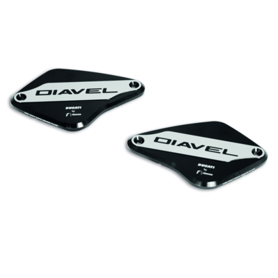 Diavel 1260 Covers for brake and clutch fluid reservoir Diavel 1260 Covers for brake and clutch fluid reservoir