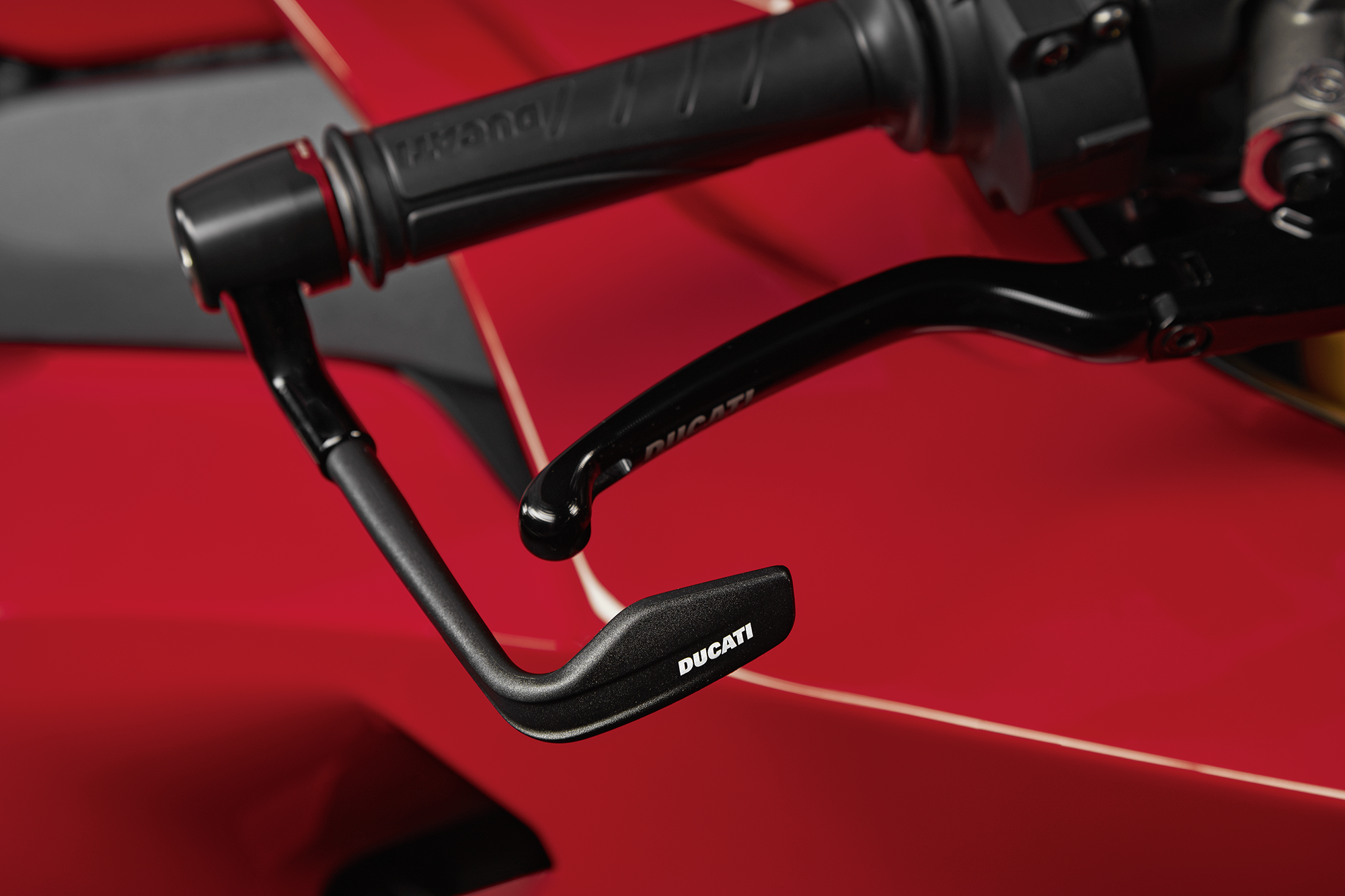 Brake lever protection.