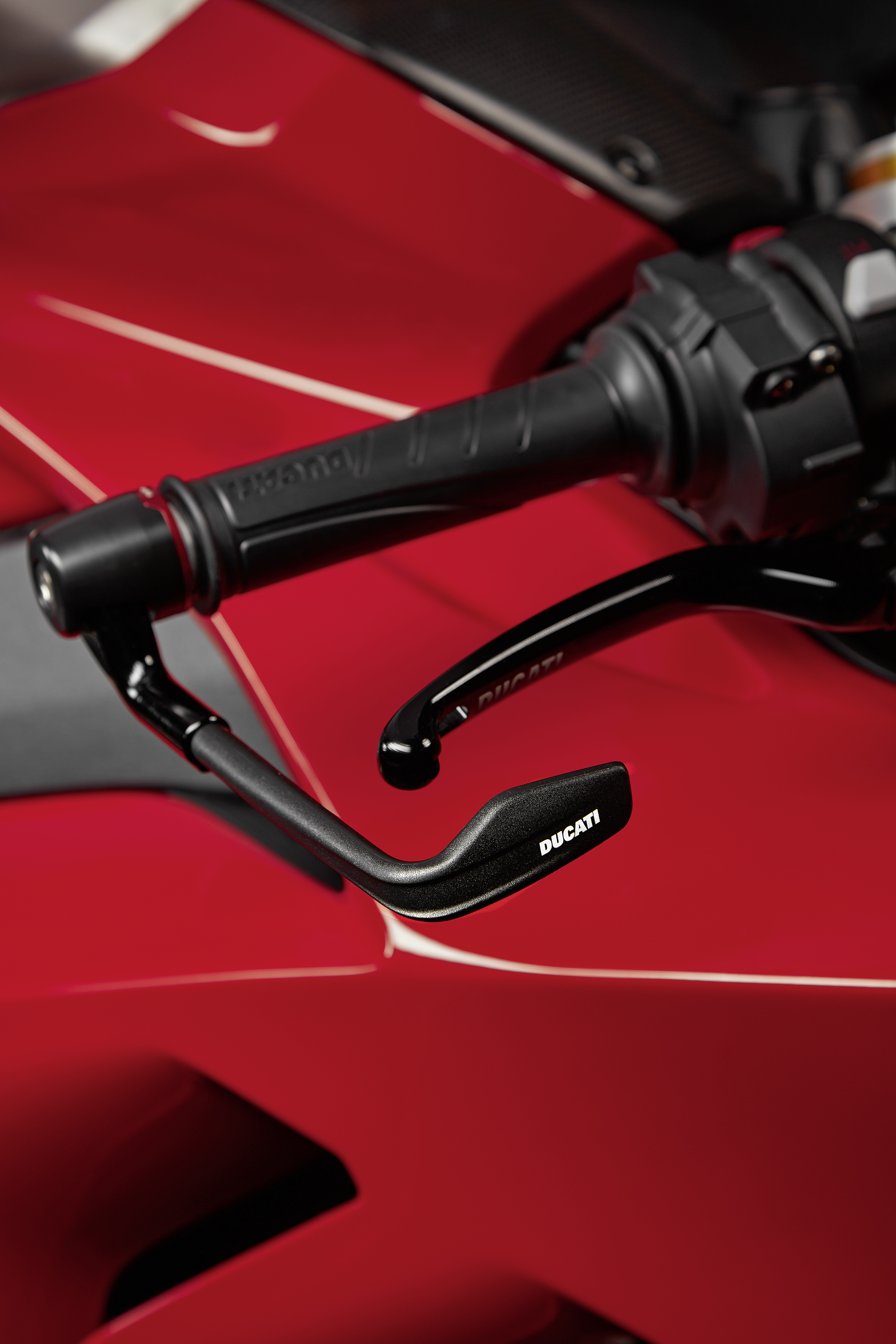 Brake lever protection.
