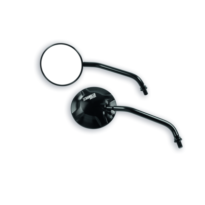 Billet aluminium rearview mirrors. Left side Billet aluminium rearview mirrors. Left side