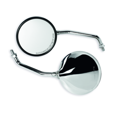 Chrome-plated rear-view mirror. Left side Chrome-plated rear-view mirror. Left side