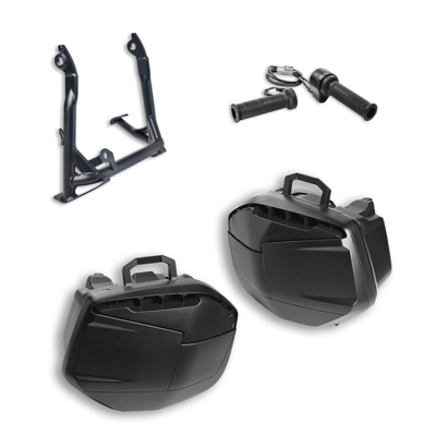 Multistrada 1200 Touring accessory package.