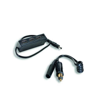Power extension cable with USB port. Power extension cable with USB port.