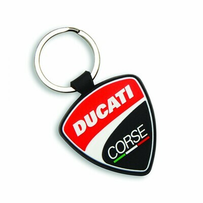 Rubber Key Ring Ducati Corse Shield Rubber Key Ring Ducati Corse Shield
