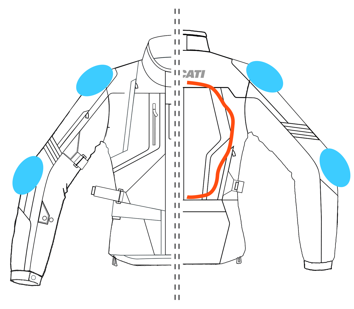 Strada C4 - Fabric jacket Lady