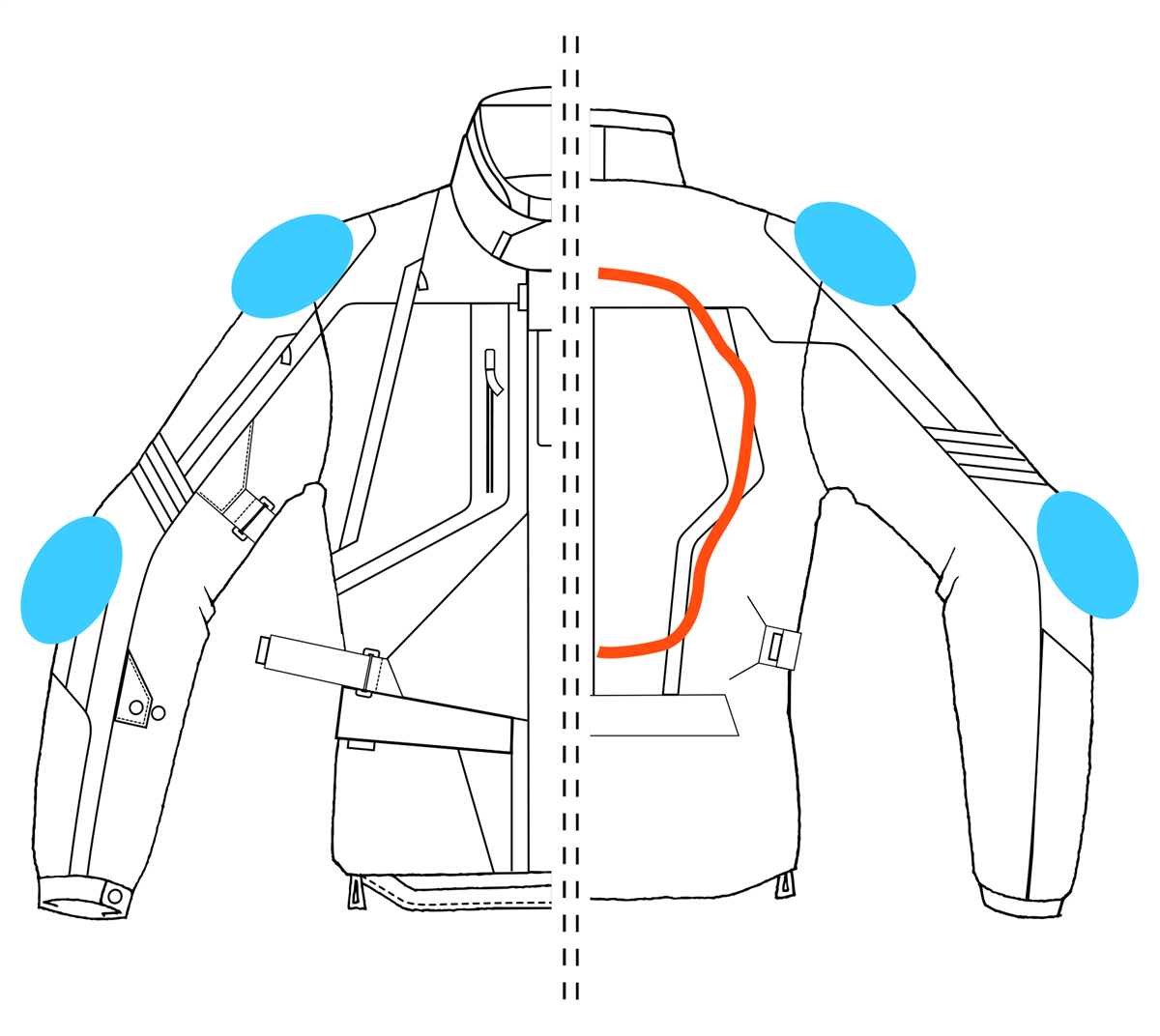 Strada C4 - Fabric jacket