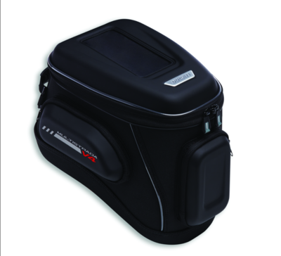 TANK BAG WITH TANK-LOCK FASTENER. TANK BAG WITH TANK-LOCK FASTENER.