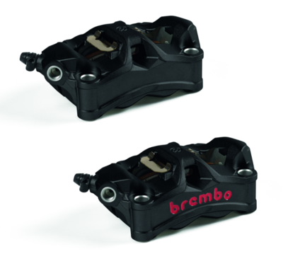 COLOURED FRONT BRAKE CALLIPERS BLACK COLOURED FRONT BRAKE CALLIPERS BLACK