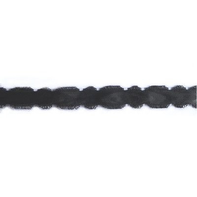 Moiré-Band schwarz 15 mm