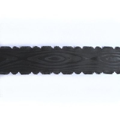Moiré-Band schwarz 40 mm