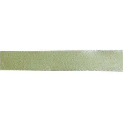 Baumwollsatinband 25 mm breit lindgrün