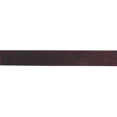 Baumwollsatinband 15 mm breit dunkelbraun