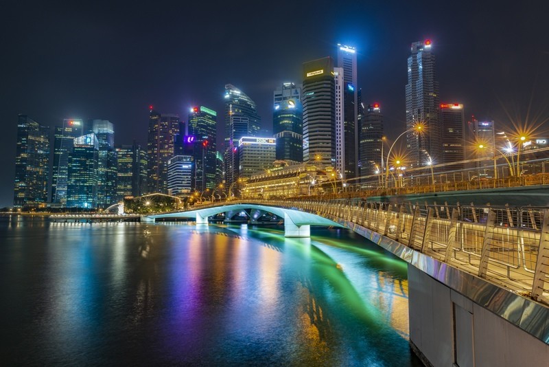 Singapore At Night