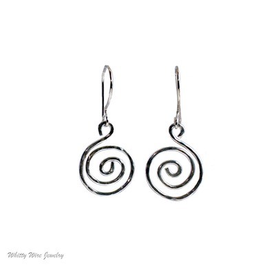 Sterling Silver Celtic Swirl Earrings