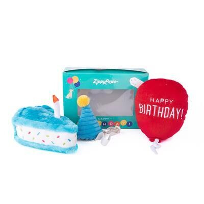 Zippy Paws Happy Birthday Box 3 Pcs Boy