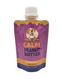 Poochie Butter Calming Peanut Butter Squeeze Pack 4oz (No CBD)
