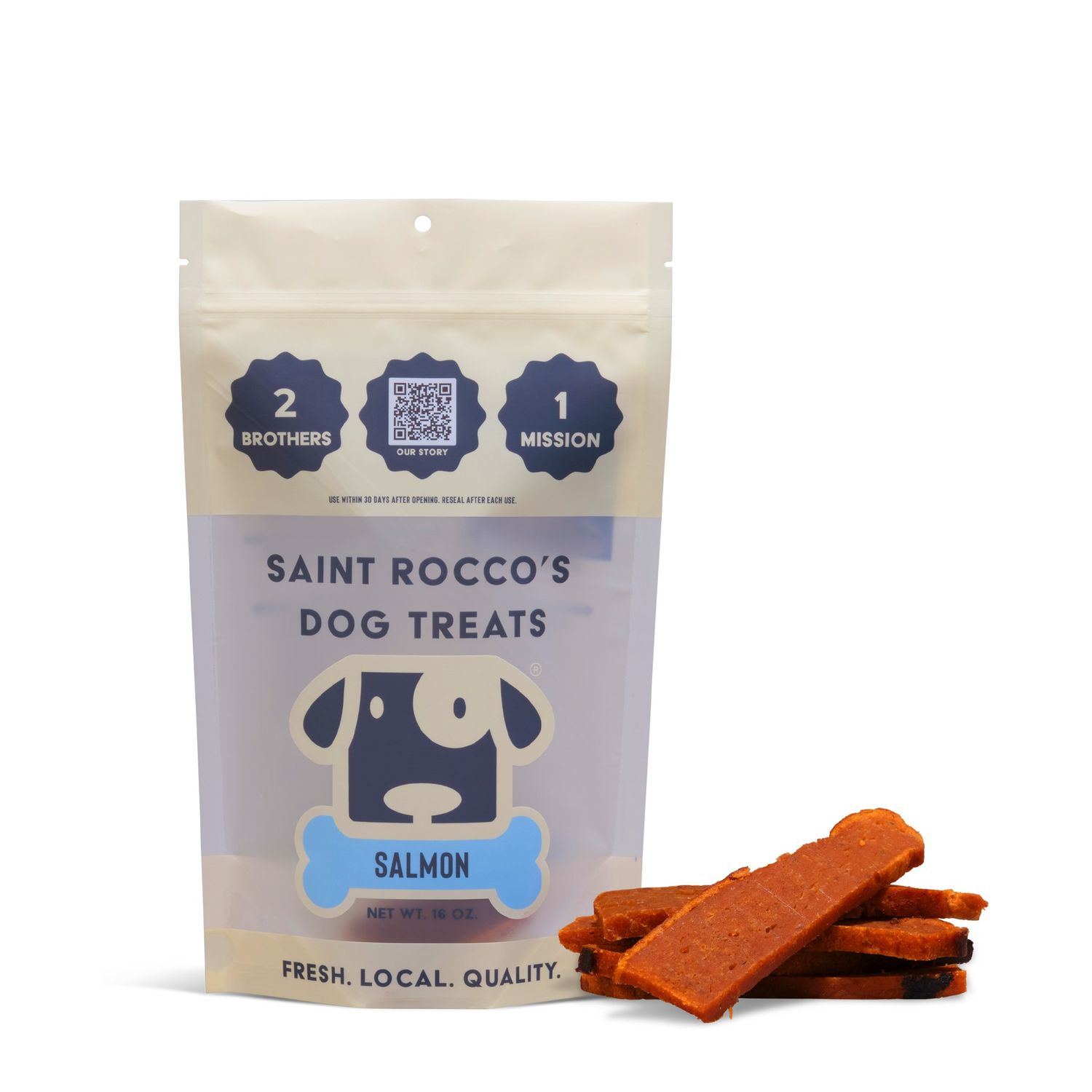 Saint Rocco's Treats 3oz Salmon