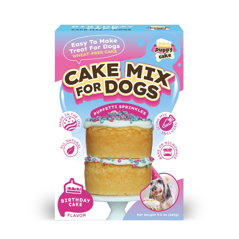 Puppy Cake - Dog Birthday Cake Mixes with Icing Birthday Cake