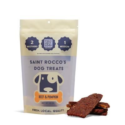 Saint Rocco's Treats 8 Oz Beef And Pumpkin