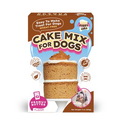 Puppy Cake - Dog Birthday Cake Mixes with Icing Peanut Butter