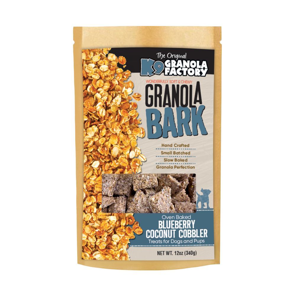 K9 Granola BARK - Blueberry Coconut Cobbler
