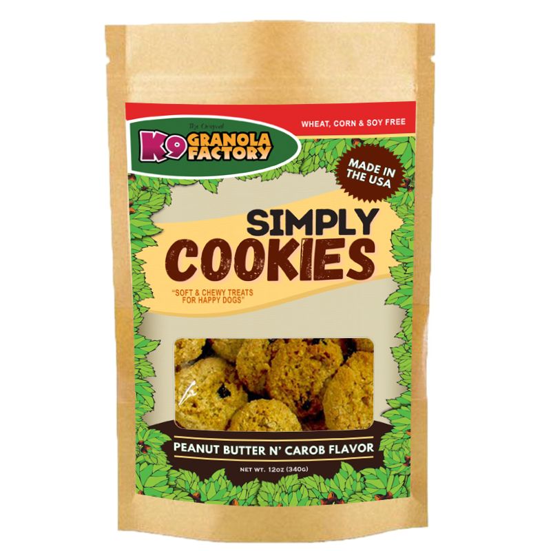 K9 Granola Cookies - Peanut Butter and Carob