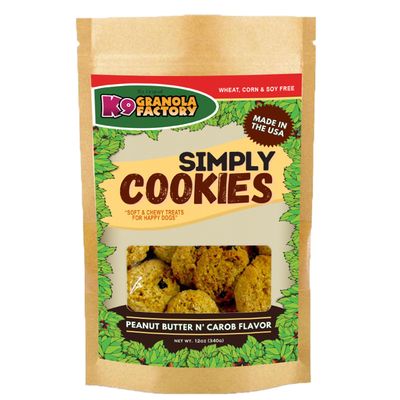K9 Granola Cookies - Peanut Butter and Carob