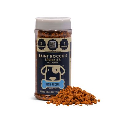 Saint Rocco's Fish Sprinkles Dog Meal Toppers - 6oz