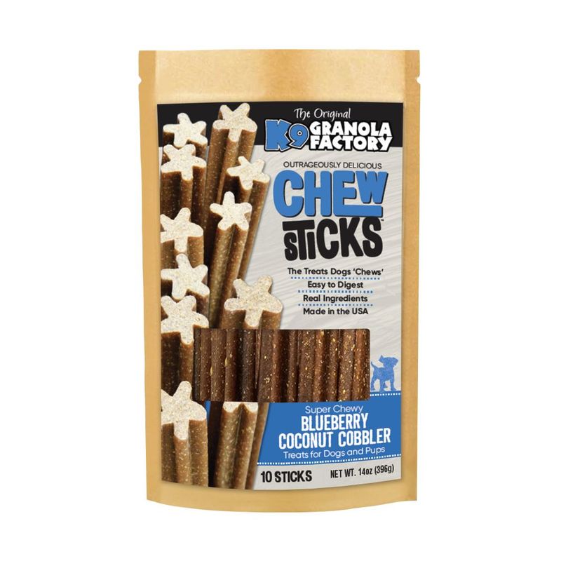K9 Granola Chew Sticks - Blueberry Coconut Cobbler
