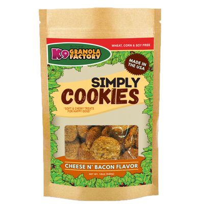 K9 Granola Simply Cookies Cheese &amp; Bacon