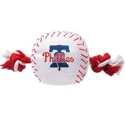 Philadelphia Phillies Baseball Toy - Nylon w/rope