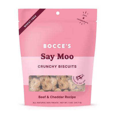 Bocce's Bakery Say Moo Crunchy Biscuits