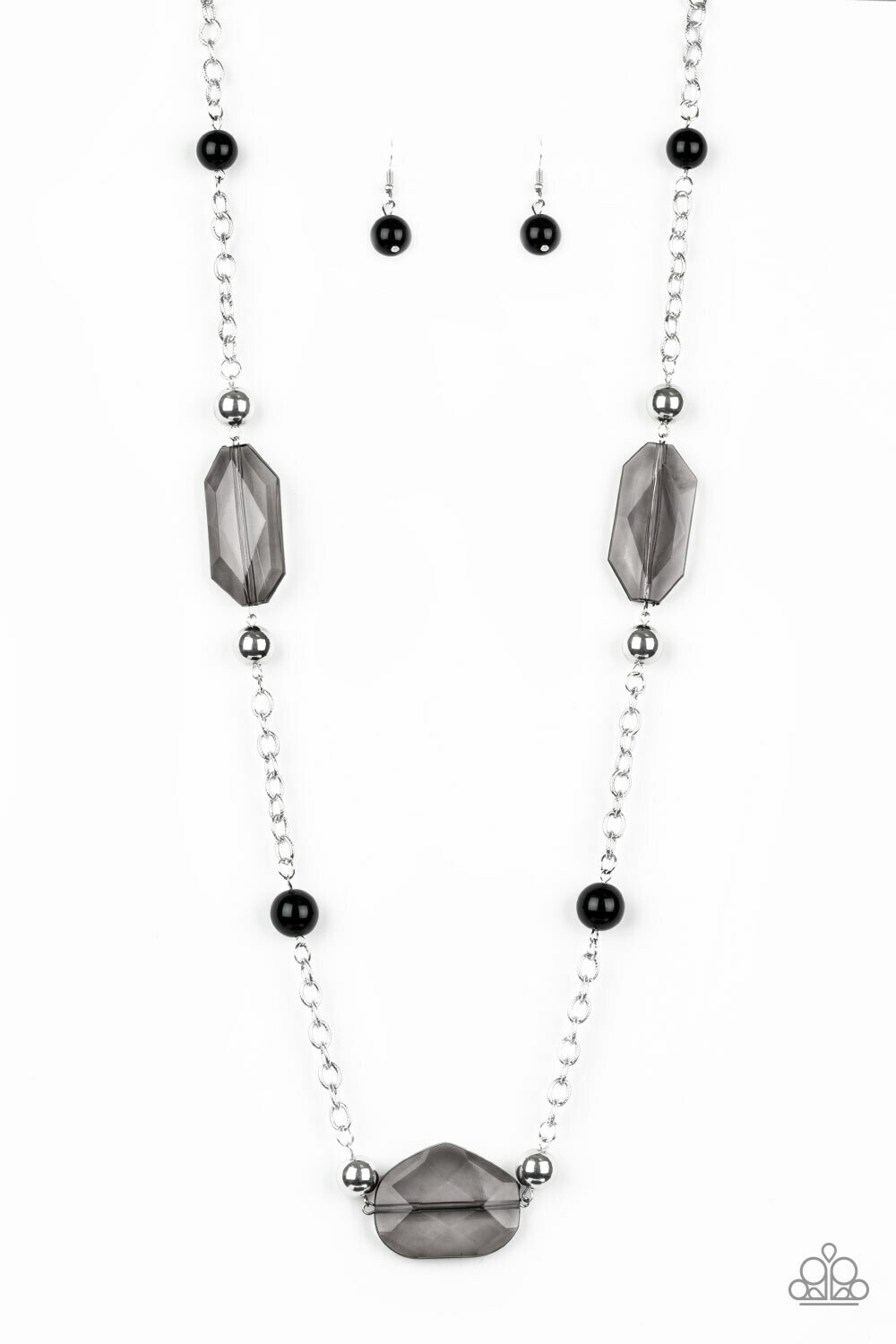 Crystal Charm - Black