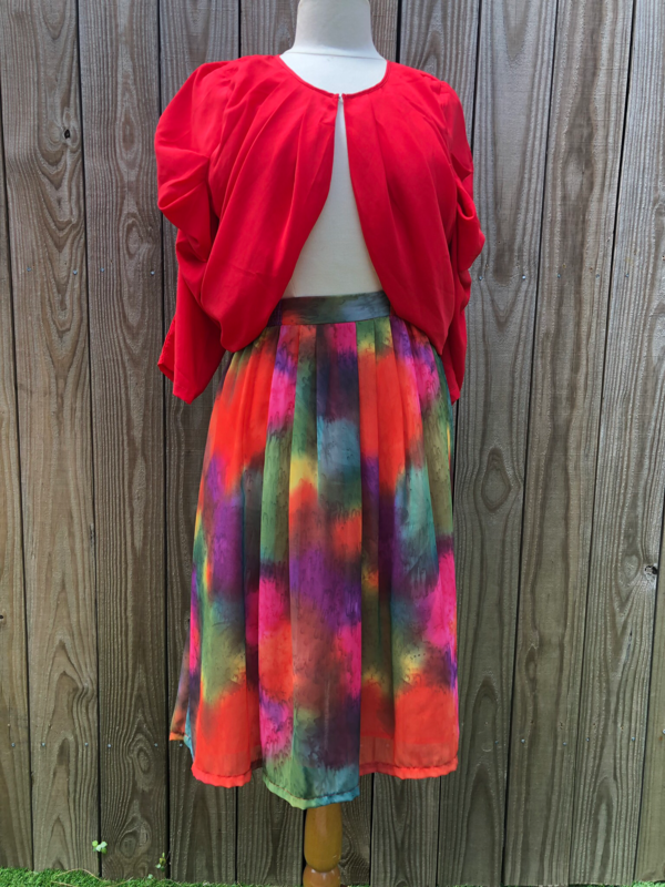 Watercolor skirt M