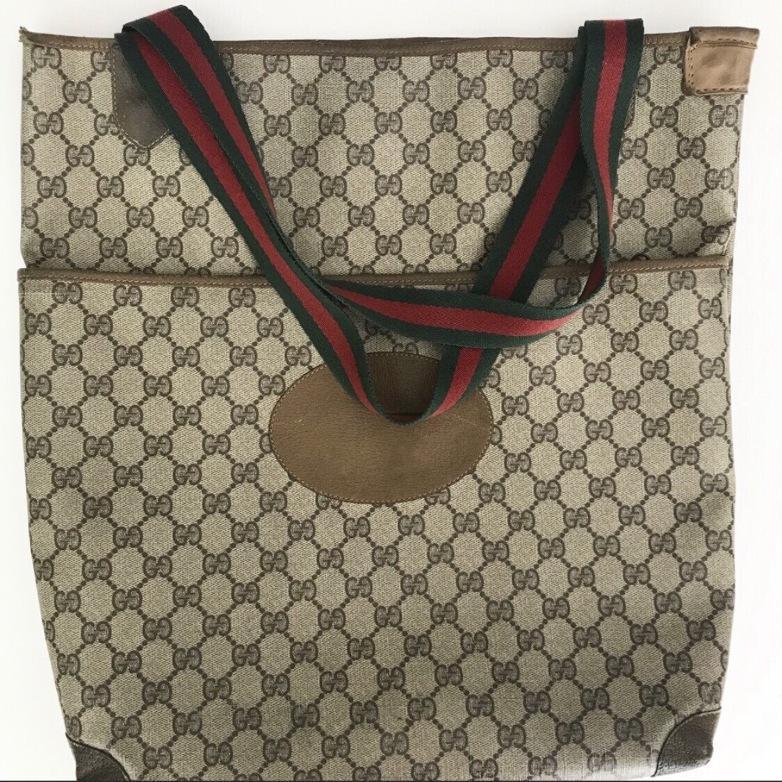 Vintage Gucci Tote W/ Front Pocket