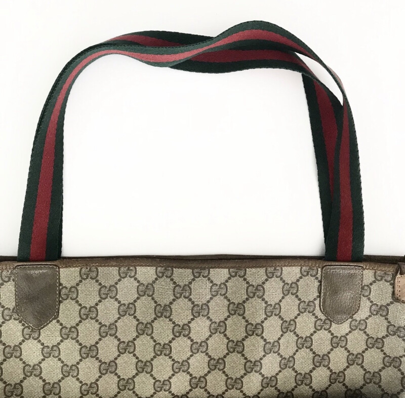 Vintage Gucci Tote W/ Front Pocket
