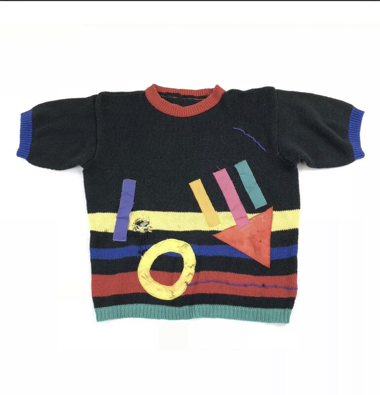 80’s Daring & Distressed Sweater - M/L
