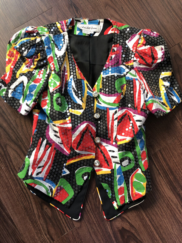 Saks Fifth Avenue Sequin Blazer - S/M